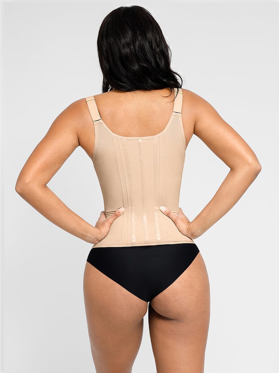 Wholesale 13 Built-in Steel Bone Girdle U-shaped Chest Support Waist Trainer Vest