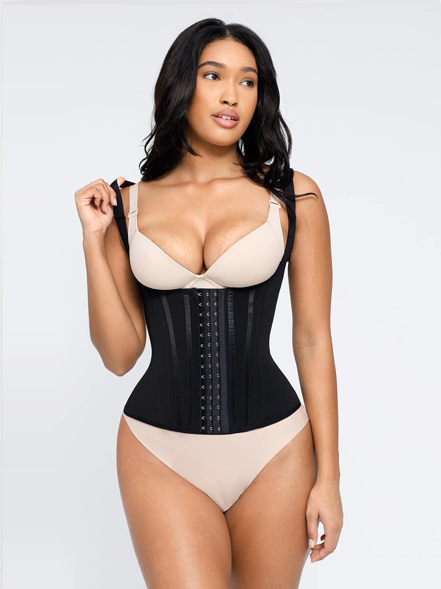 Wholesale 13 Built-in Steel Bone Girdle U-shaped Chest Support Waist Trainer Vest